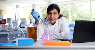 Farzana Rahman from the University of South Wales, who is spearheading the research into the next-generation antibiotics