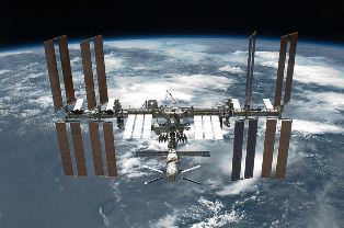 The International Space Station, where research has shown MRSA is more virulent in space
