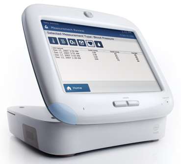 The in-home patient device of the Intel Health Guide system