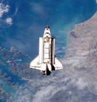 Space Shuttle Endeavour over New Zealand. Source: NASA