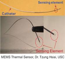 The MEMS thermal sensor. Photo credit: Dr Tzung Hsiai, USC