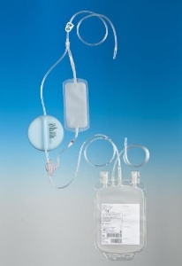 The new Pall Leukotrap Affinity Plus blood filter system