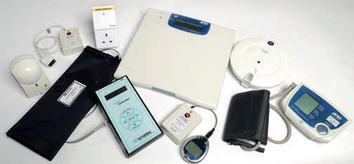 Zigbee home monitoring platform, including electronic scales, blood pressure meter and other sensors