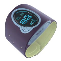 A concept wrist-worn blood pressure monitor featuring the Vena platform.